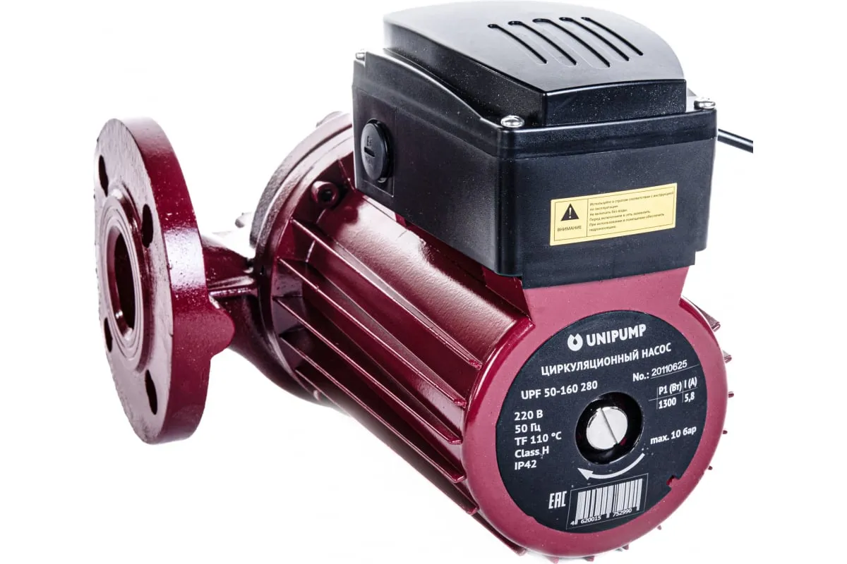 Циркуляционный насос UNIPUMP UPF 50-160