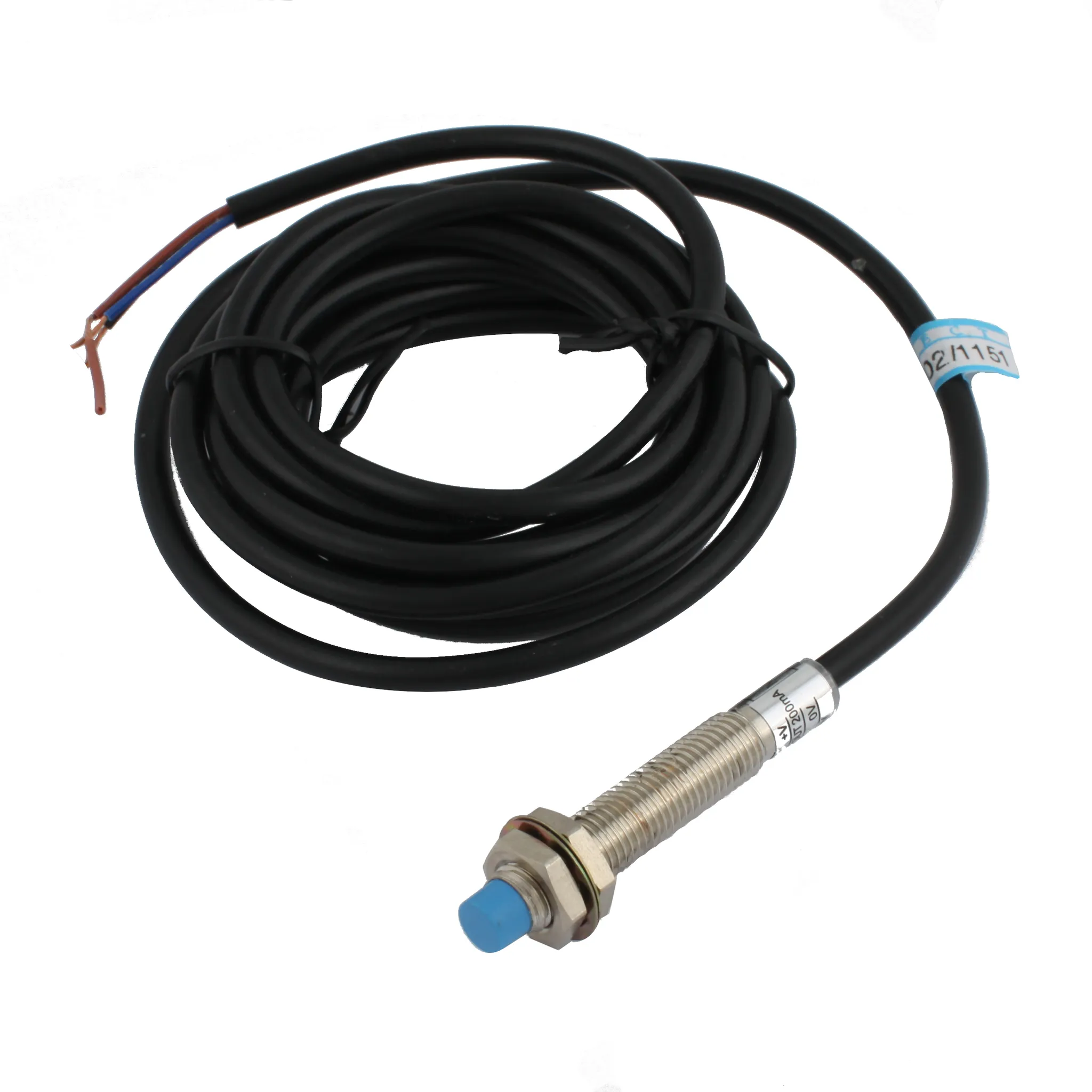 INNOCONT Индуктивный датчик, M8x1, L=49 мм, неэкранированный, зона срабатывания 2 мм, -25 +60 С, 12…24 VDC, IP65, выход: NPN NO, макс. ток 200 мА, кабель 2 м SL-8N2C