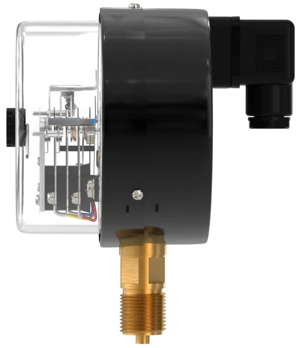 Вакуумметры, мановакуумметры, манометры электроконтактные ДВ2010ф, ДА2010ф, ДМ2010ф (Диаметр: 100 мм)