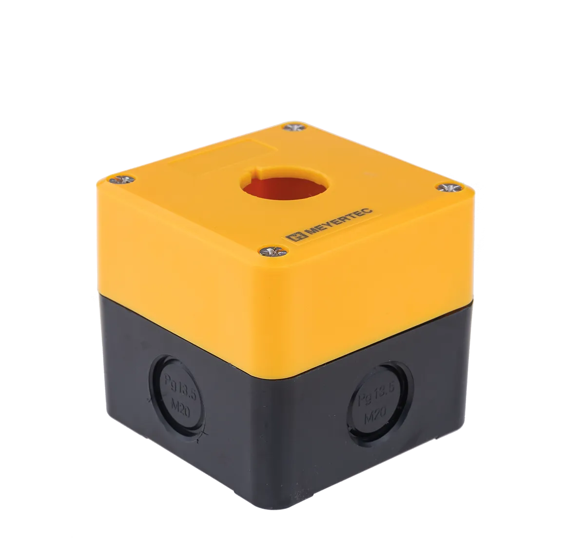 Корпус кнопочного поста, 1 место, желтый, IP54