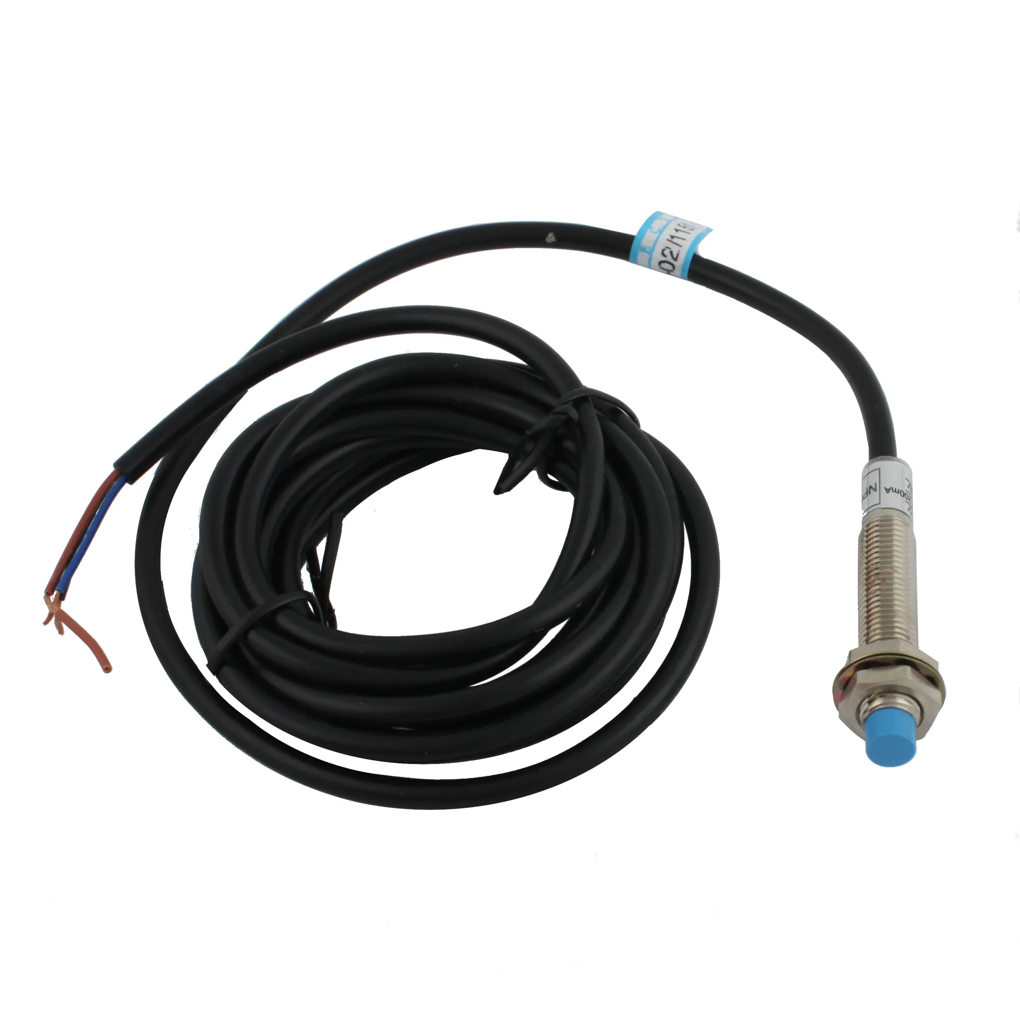 INNOCONT Индуктивный датчик, M8x1, L=49 мм, неэкранированный, зона срабатывания 2 мм, -25 +60 С, 12…24 VDC, IP65, выход: NPN NO, макс. ток 200 мА, кабель 2 м SL-8N2C