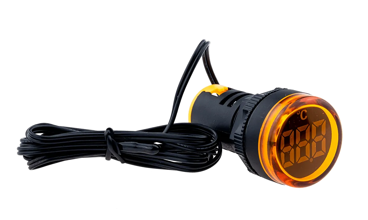 Индикатор температуры, желтый