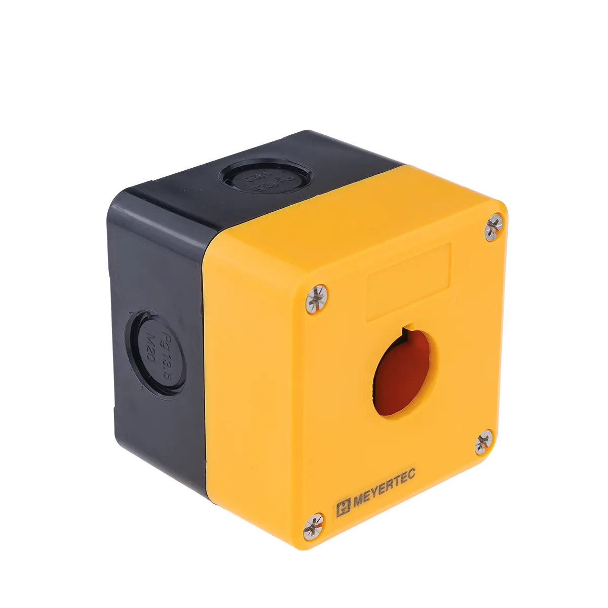 Корпус кнопочного поста, 1 место, желтый, IP54