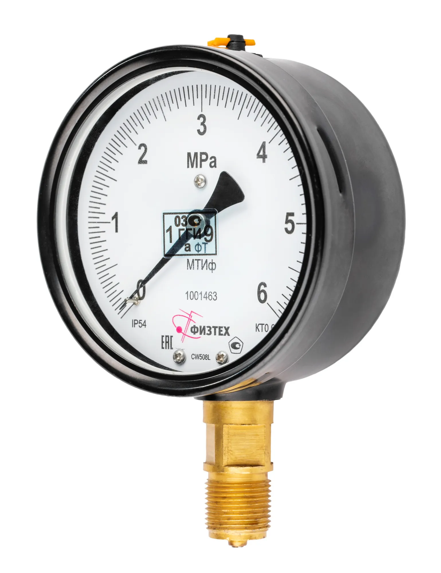 Вакуумметры, мановакуумметры, манометры точных измерений ВТИф, МВТИф, МТИф d.100 Без корр."0"