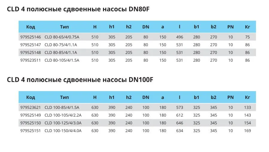 Габаритные размеры DN80F Габаритные размеры DN80F