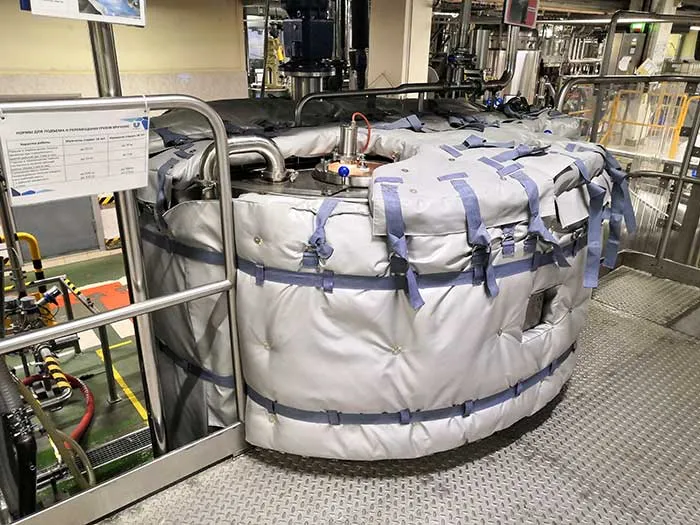 Термочехол на цистерне