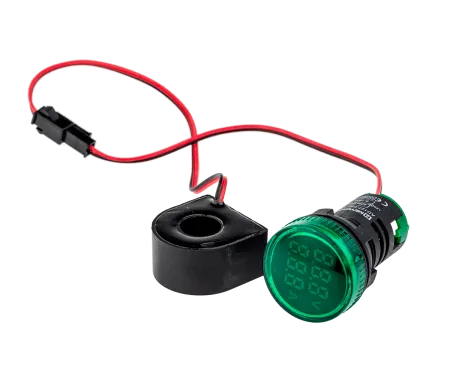 Индикатор тока и напряжения, зеленый