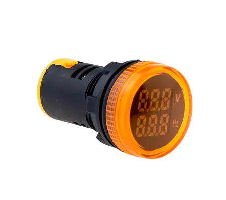 Индикатор напряжения и частоты, желтый