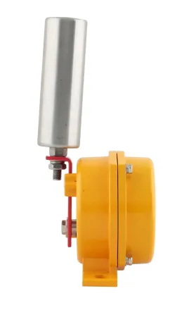 Датчик контроля схода ленты в алюм. корпусе, -40...+75С, 250 VAC, 10 A, IP65, 2 релейных выхода, материал контактного ролика - нерж. сталь