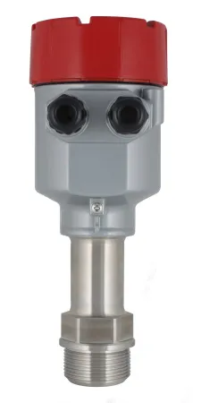 Микроволновый сигнализатор потока сыпучих материалов в алюм. корпусе, взрывозащ. ТР ТС 012/2011, зона действия до 1,2 м, -40 +150 С, Pmax=25 bar, 30-250 VAC - 20-35 VDC, IP 67, соединение- резьба G 1 1/2", нерж. сталь 304, 2 кабельных ввода, выход- реле D