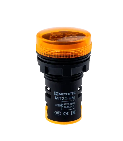 Индикатор напряжения и частоты, желтый