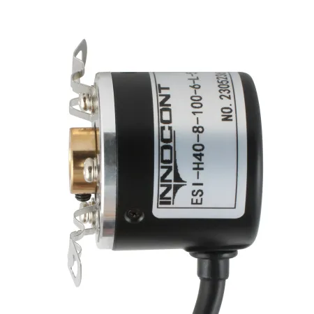 Инкрементальный энкодер D=40мм, полый вал 6мм, 2000 имп/об, 24VDC, выход HTL, IP54, -20…+80°C, радиальный кабель 2м