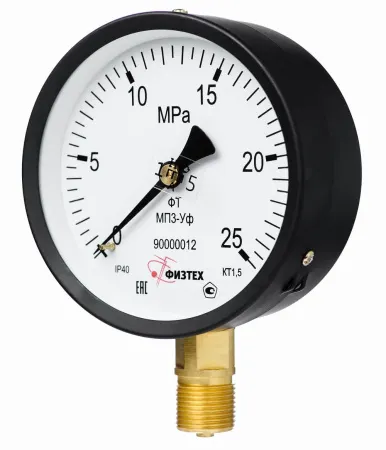 Вакуумметры, мановакуумметры, манометры общетехнические ВП3-Уф, МВП3-Уф, МП3-Уф (Диаметр: 100 мм)