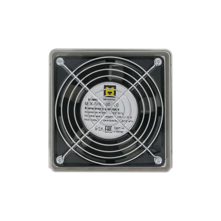 Вентилятор с фильтром, расход воздуха: с фильтром/без -100/138 м3/ч, 220В AC, IP54 MTK-FFNT100-150