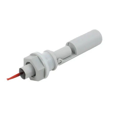 Поплавковый датчик уровня жидкости, горизонтальное исполнение, -20 +120 С, соединение- резьба M16 PVDF, кабель 500 мм, поплавок - PVDF